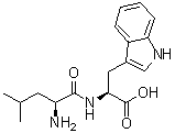 L-亮氨酰-L-色氨酸分子结构 (CAS 5156-22-9)