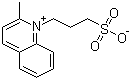 结构式 CAS# 51583-69-8, 3-(2-甲基喹啉-1-基)丙烷-1-磺酸内盐