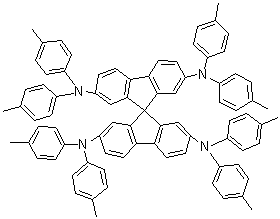 2,2',7,7'-Tetrakis(di-p-tolylamino)spiro-9,9'-bifluorene molecular structure (CAS 515834-67-0)