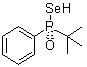 (S)-(-)-叔丁基苯基硒代膦酸分子结构 (CAS 51584-28-2)