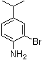 结构式 CAS# 51605-97-1, 2-溴-4-异丙基苯胺
