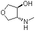 (3R,4S)-rel-Tetrahydro-4-(methylamino)-3-furanol molecular structure (CAS 5163-02-0)
