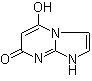 结构式 CAS# 51647-90-6, 5-羟基-咪唑并[1,2-a]嘧啶-7(1H)-酮