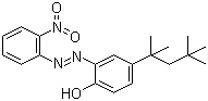 2-[(2-Nitrophenyl)azo]-4-(1,1,3,3-tetramethylbutyl)phenol molecular structure (CAS 51656-57-6)
