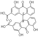 番泻苷元 B分子结构 (CAS 517-44-2)