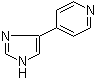 structure of CAS# 51746-87-3, 4-(1H-Imidazol-4-yl)pyridine;4-(4-Pyridyl)imidazole