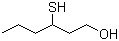structure of CAS# 51755-83-0, 3-Mercaptohexanol;3-Mercapto-1-hexanol