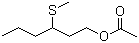 structure of CAS# 51755-85-2, 3-(Methylthio)hexyl acetate;3-(Methylthio)hex-1-yl acetate