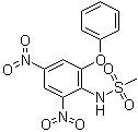 4',6'-Dinitro-2'-phenoxymethanesulfonanilide molecular structure (CAS 51765-56-1)