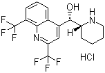 Mefloquine hydrochloride molecular structure (CAS 51773-92-3)