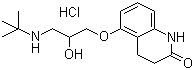 Carteolol hydrochloride molecular structure (CAS 51781-21-6)