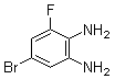 5-Bromo-3-fluoro-1,2-benzenediamine molecular structure (CAS 517920-69-3)
