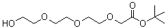 tert-Butyl 2-(2-(2-(2-hydroxyethoxy)ethoxy)ethoxy)acetate molecular structure (CAS 518044-31-0)