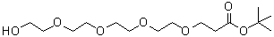 15-Hydroxy-4,7,10,13-tetraoxapentadecanoic acid 1,1-dimethylethyl ester molecular structure (CAS 518044-32-1)