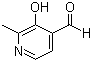 3-Hydroxy-2-methyl-4-pyridinecarboxaldehyde molecular structure (CAS 518306-10-0)