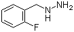 structure of CAS# 51859-98-4, (2-Fluorobenzyl)hydrazine