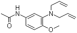 4-Acetylamino-2-(diallylamino)anisole molecular structure (CAS 51868-45-2)