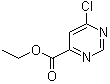 structure of CAS# 51940-63-7, Ethyl 6-chloropyrimidine-4-carboxylate;Ethyl 4-chloro-6-pyrimidinecarboxylate