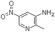 结构式 CAS# 51984-61-3, 2-甲基-5-硝基吡啶-3-胺