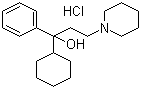 盐酸苯海索分子结构 (CAS 52-49-3)
