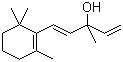 structure of CAS# 5208-93-5, Vinylionol;3-Methyl-5-(2,6,6-trimethyl-1-cyclohexenyl)-1,4-pentadien-3-ol; 3-Methyl-1-(2,6,6-trimethyl-1-cyclohexen-1-yl)-1,4-pentadien-3-ol