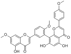 Sciadopitysin molecular structure (CAS 521-34-6)