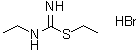 Ethylcarbamimidothioic acid ethyl ester monohydrobromide molecular structure (CAS 52130-11-7)