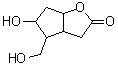 Hexahydro-5-hydroxy-4-(hydroxymethyl)-2H-cyclopenta[b]furan-2-one molecular structure (CAS 521323-11-5)