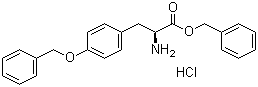 O-苄基-L-酪氨酸苄酯盐酸盐分子结构 (CAS 52142-01-5)