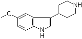 5-Methoxy-3-(4-piperidinyl)indole molecular structure (CAS 52157-82-1)