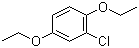 structure of CAS# 52196-74-4, 2-Chloro-1,4-diethoxybenzene;1-Chloro-2,5-diethoxybenzene