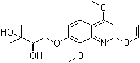 尖叶云香碱分子结构 (CAS 522-11-2)