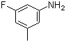 3-氟-5-甲基苯胺分子结构 (CAS 52215-41-5)