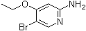 2-Amino-5-bromo-4-ethoxypyridine molecular structure (CAS 52311-21-4)