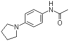 N-[4-(Pyrrolidin-1-yl)phenyl]acetamide molecular structure (CAS 52373-51-0)