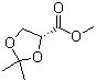 结构式 CAS# 52373-72-5, (R)-2,2-二甲基-[1,3]二氧戊环-4-羧酸甲酯
