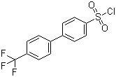 4'-Trifluoromethylbiphenyl-4-sulfonyl chloride molecular structure (CAS 524046-23-9)