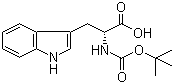 structure of CAS# 5241-64-5, N-[(tert-Butoxy)carbonyl]-D-tryptophan;N-BOC-D-Tryptophane