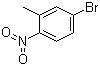 structure of CAS# 52414-98-9, 3-Bromo-6-nitrotoluene;4-Bromo-2-methyl-1-nitrobenzene; 4-Bromo-6-methylnitrobenzene; 5-Bromo-1-methyl-2-nitrobenzene; 5-Bromo-2-nitrotoluene