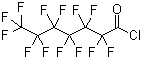 Perfluoroheptanoyl chloride molecular structure (CAS 52447-22-0)