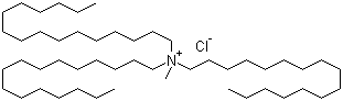 structure of CAS# 52467-63-7, Trihexadecyl methyl ammonium chloride;Trihexadecylmethylammonium chloride; N,N-Dihexadecyl-N-methyl-1-hexadecanaminium chloride
