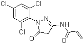 3-Propeneamido-1-(2,4,6-trichlorophenyl)-5-pyrazolone molecular structure (CAS 52472-98-7)
