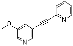 structure of CAS# 524924-76-3, 3-Methoxy-5-(2-pyridinylethynyl)pyridine