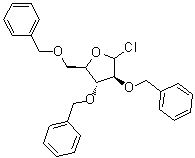 2,3,5-Tri-O-benzyl-D-arabinosyl chloride molecular structure (CAS 52554-29-7)