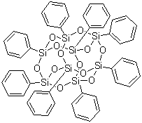 结构式 CAS# 5256-79-1, 八苯基-POSS; 八苯基八硅倍半氧烷