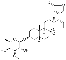 Dehydroadynerigenin digitaloside molecular structure (CAS 52628-62-3)