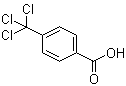 4-(三氯甲基)苯甲酸分子结构 (CAS 5264-40-4)