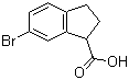 structure of CAS# 52651-16-8, 6-Bromo-1-indancarboxylic acid;6-Bromo-2,3-dihydro-1H-indene-1-carboxylic acid