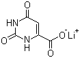 structure of CAS# 5266-20-6, Orotic acid lithium salt;1,2,3,6-Tetrahydro-2,6-dioxo-4-pyrimidinecarboxylic acid lithium salt