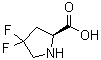 4,4-Difluoro-L-proline molecular structure (CAS 52683-81-5)